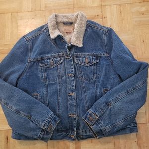 Jean jacket, lined women's size 2xl